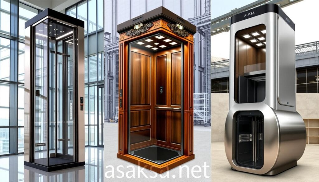 أنواع المصاعد