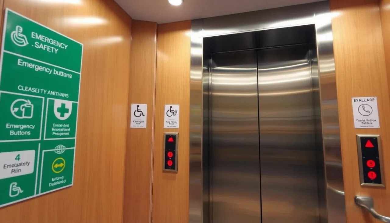 إجراءات الطوارئ في المصاعد