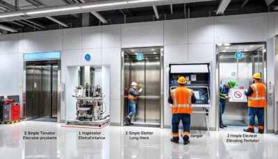 5 خطوات بسيطة لتركيب المصاعد بشكل فعال.