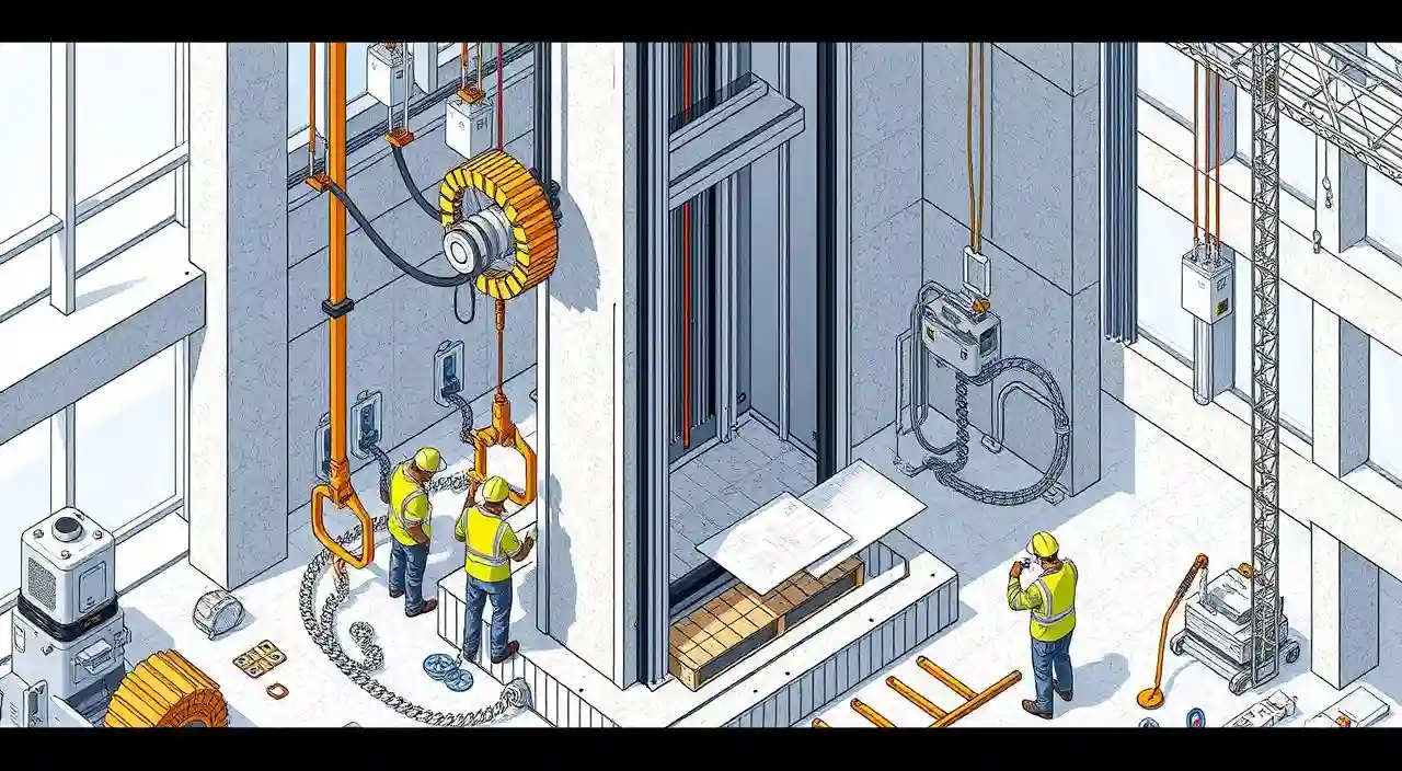 تركيب المصاعد