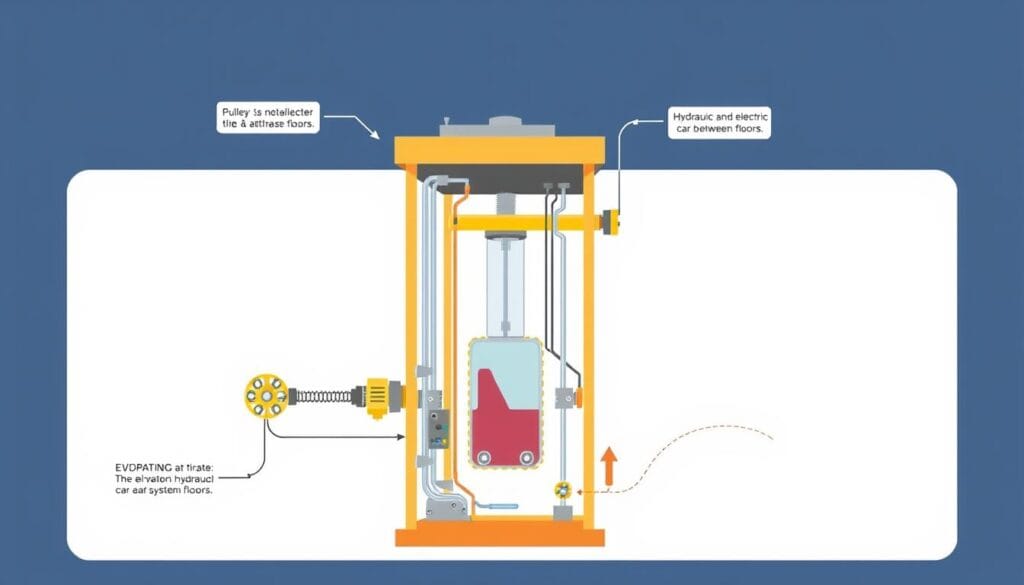 كيفية عمل المصاعد